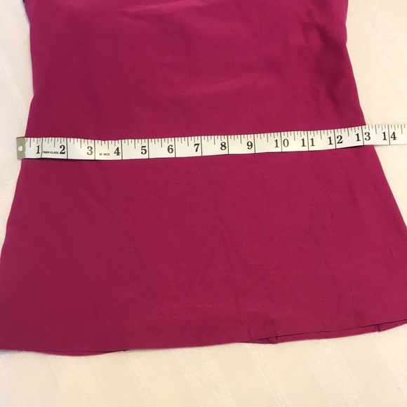 Ladies Nike Dri-Fit Built in Bra Fuchsia Racerback Top - Picture 8 of 9